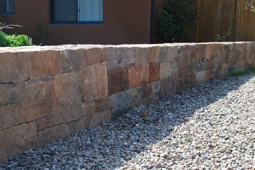 Moss Rock Retaining Walls